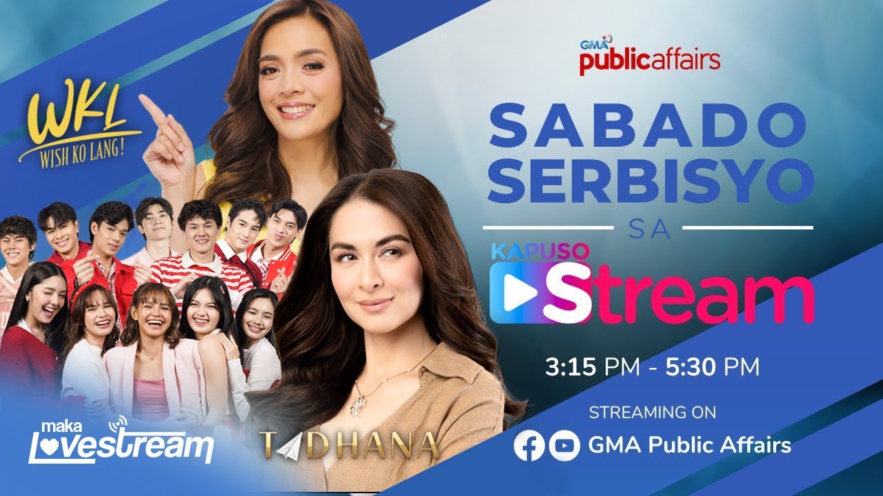 Kapuso Stream Live: TADHANA, WISH KO LANG & More - November 1, 2025