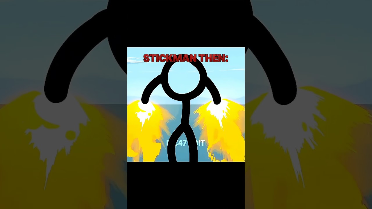 Stickman Evolution: Then vs. Now ๐ฅ | Epic Transformation #Shorts