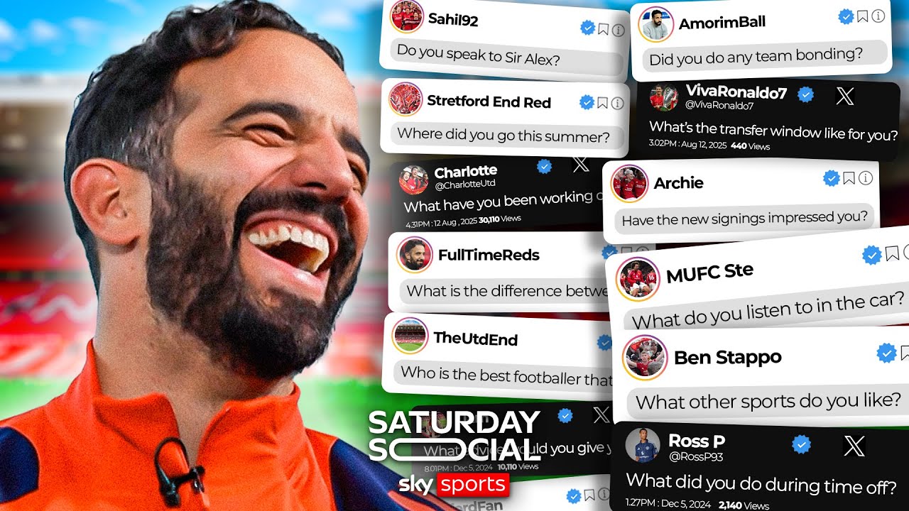 Ruben Amorim Answers Your Top Fan Questions 🤔 | Exclusive Q&A Session