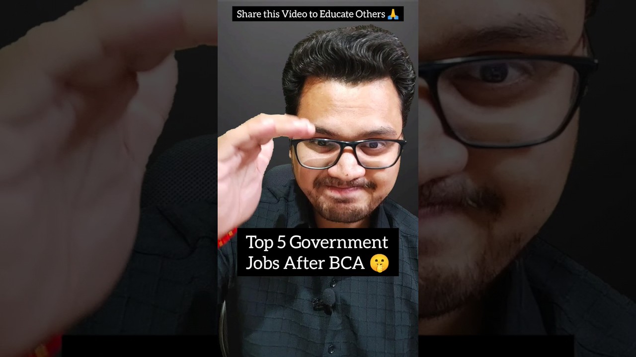 Top 5 Government Jobs After BCA | By Sunil Adhikari #shorts #shortsvideo