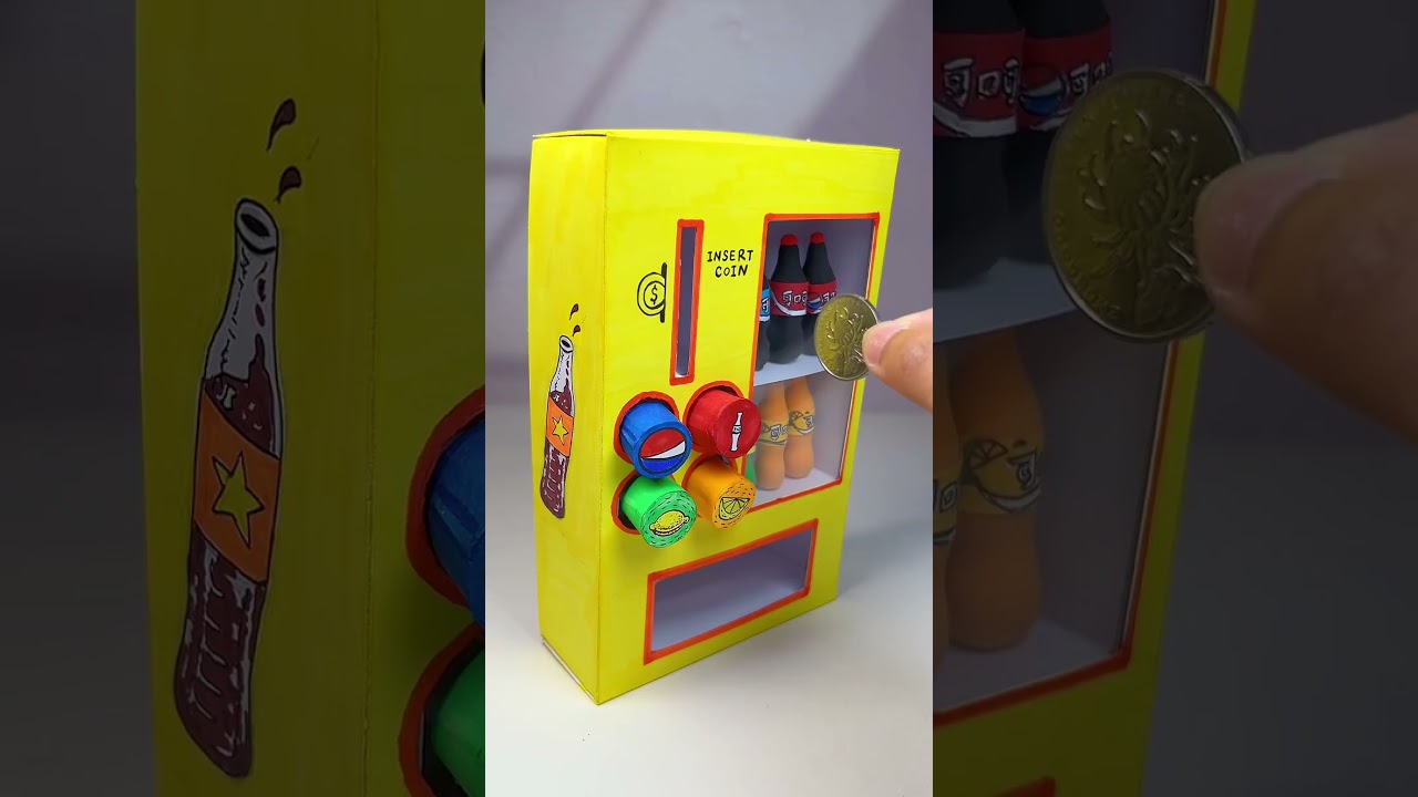 Build Your Own DIY Vending Machine 🛠️ | Step-by-Step Craft Guide