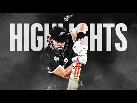 Mitchell Steers BLACKCAPS Home! 🧭 | Highlights | New Zealand v England | 1st ODI