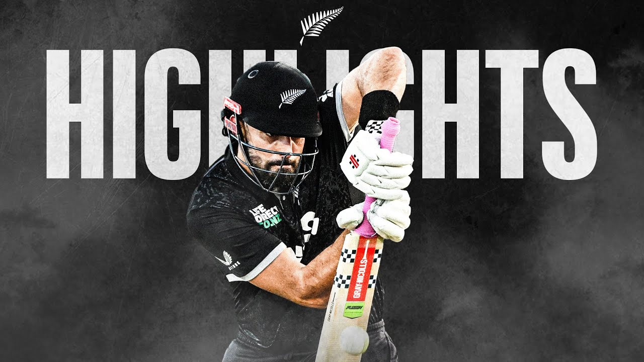 Mitchell Steers BLACKCAPS Home! 🧭 | 1st ODI Highlights | New Zealand vs England