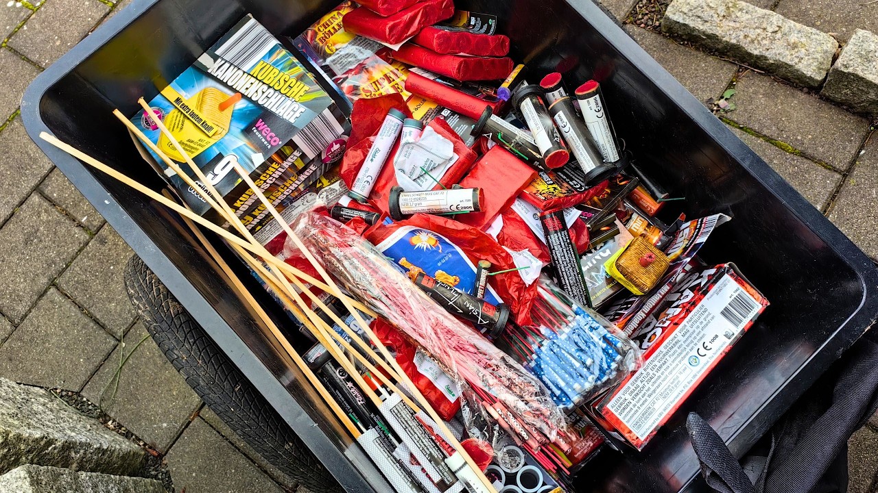 Böllertour mit Bollerwagen am Silvestermittag🔥🧨