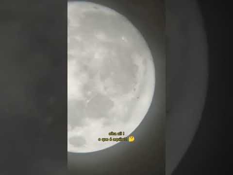 Eu tava fazendo Live, mostrando a super-Lua com o Telescópio...eis que... #telescopio #superlua