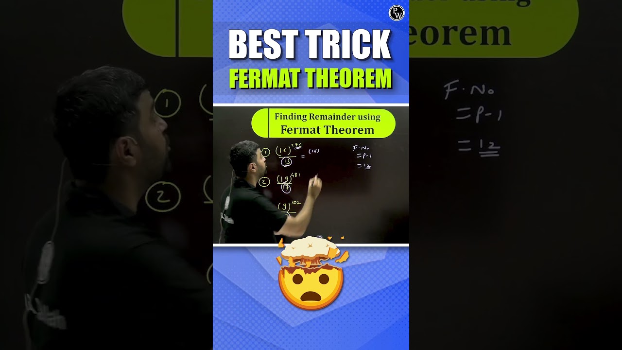 Fermat's Theorem Trick to Quickly Find Remainders for CAT 2023 📚 | Quant Tips by MBA Wallah