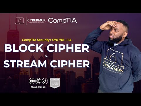 1.4 - Block Ciphers vs Stream Ciphers (CompTIA Security+ SY0-701)