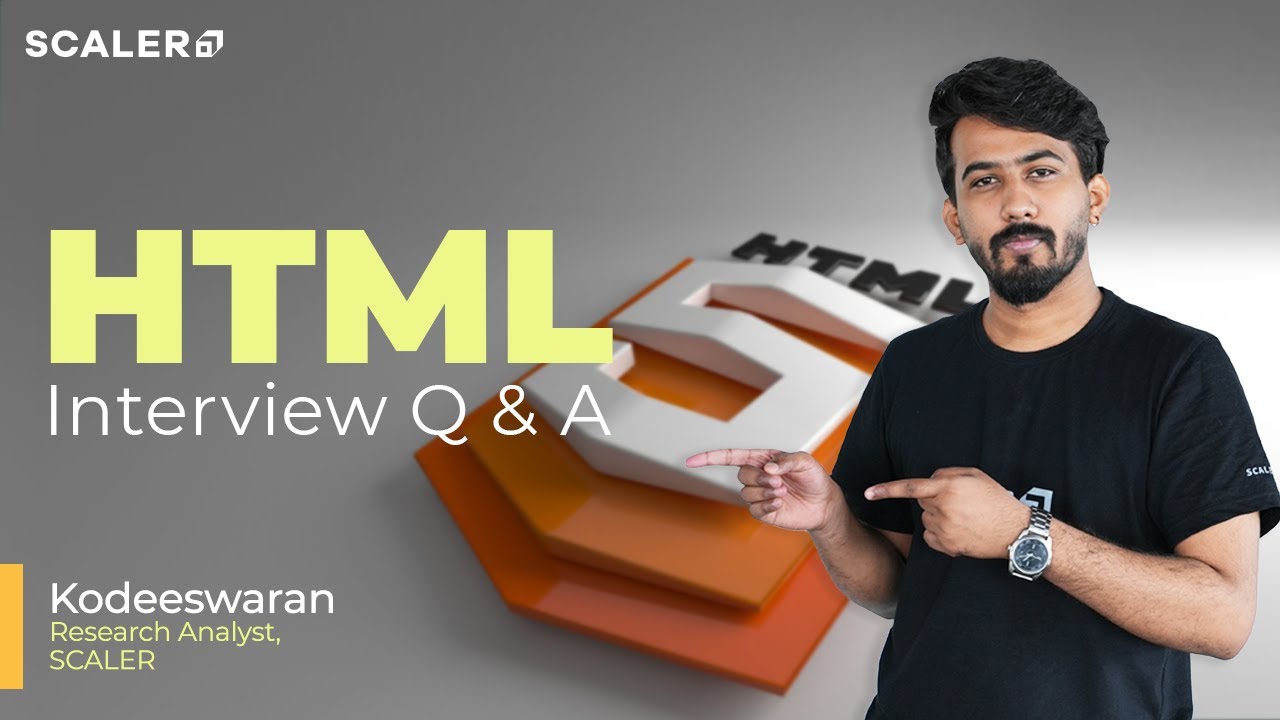 Most Important HTML Interview Questions Solved Step by Step 2022 | Hyper Text Markup Language