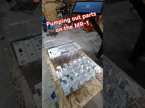The @LangmuirSystems MR-1 is totally killing it! #cnc #cncmachine
