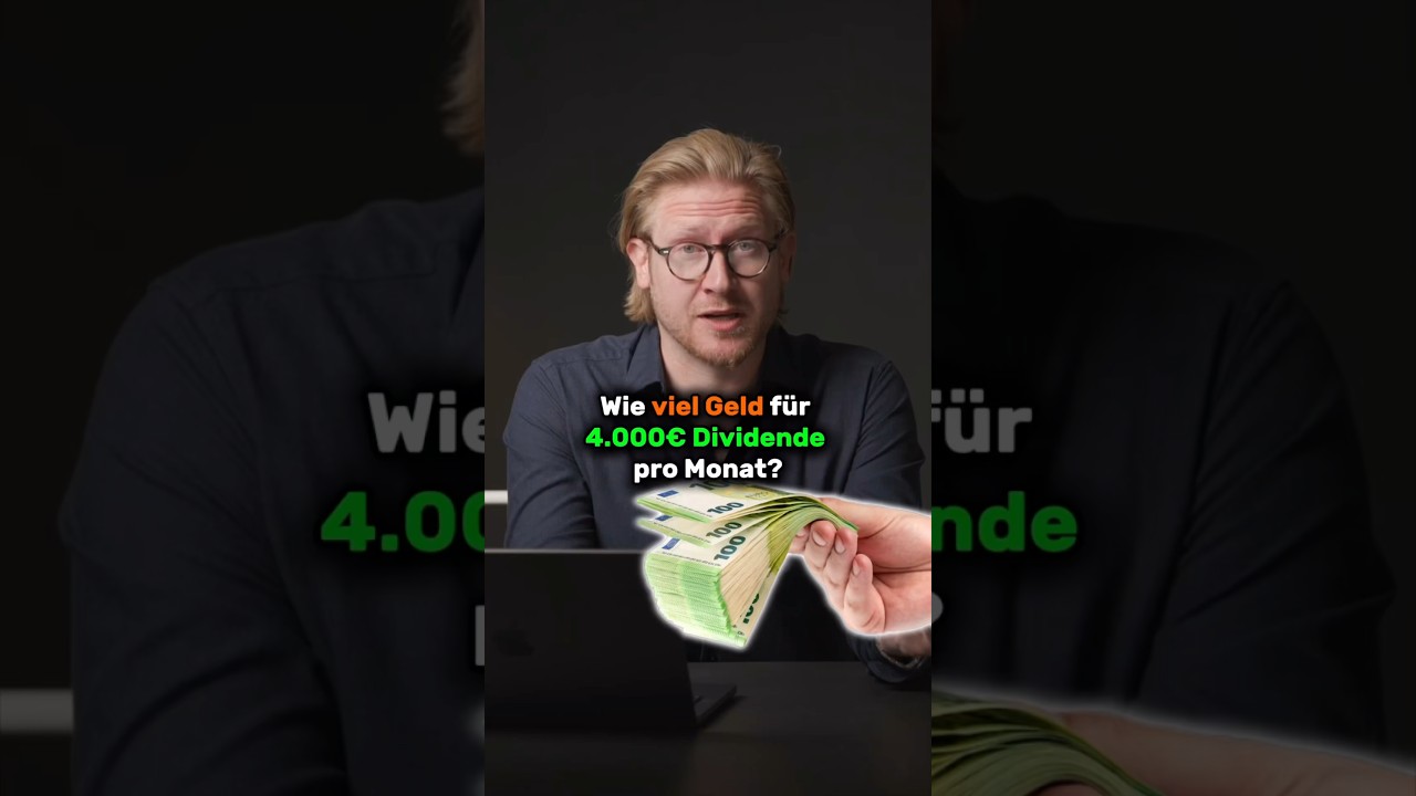 So viel Geld brauchst Du, um von #dividende zu leben 💸💡 #aktien