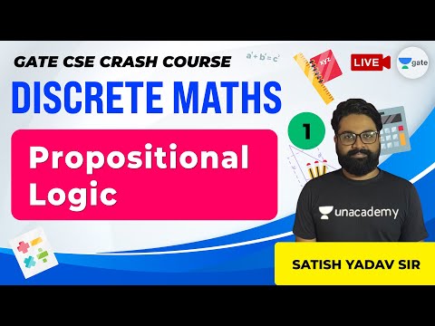 Propositional Logic | Lec 1 | Discrete Mathematics | GATE CSE 2021 Exam