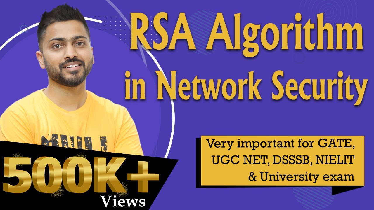 RSA Algorithm in Network Security Explained with Examples (Hindi) 🔐