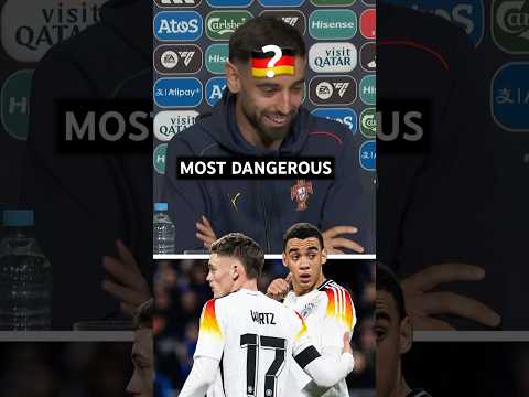 MOST DANGEROUS GERMAN?? BRUNO FERNANDES ABOUT JAMAL MUSIALA: