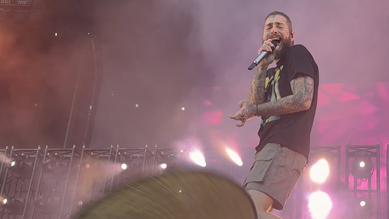 Post Malone Performs 'I Like You' Live in Sydney 🎤
