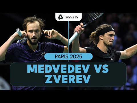THRILLING Alexander Zverev vs Daniil Medvedev Match Highlights | Paris 2025