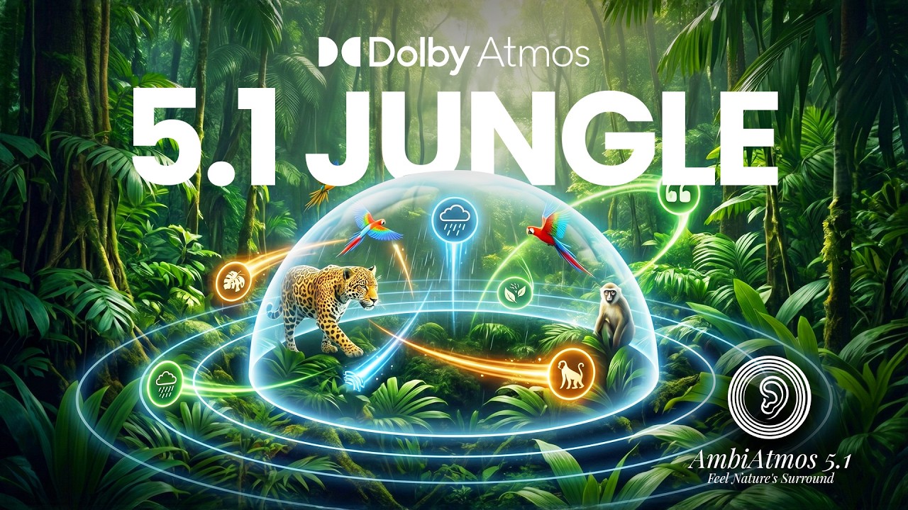5.1 Atmos Jungle Surround Sound Test - Dolby 4K HDR