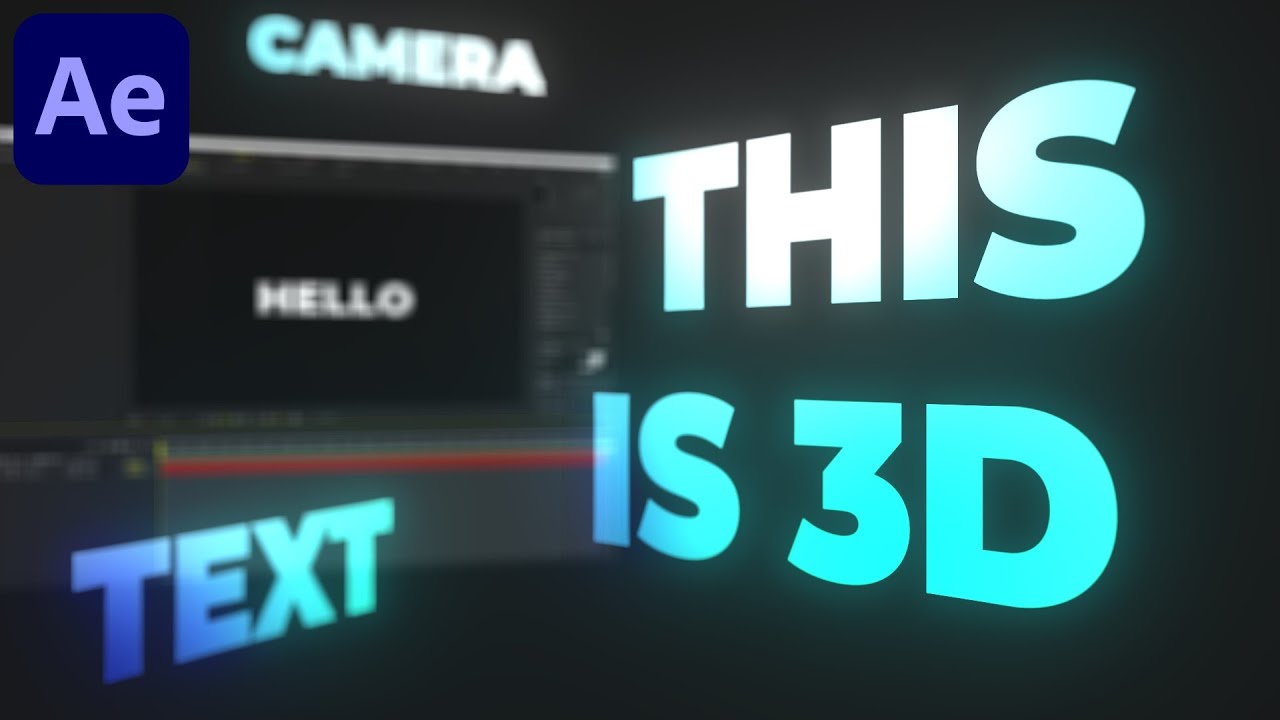 Create Stunning 3D Camera Text Animations in After Effects β No Plugins Needed π₯