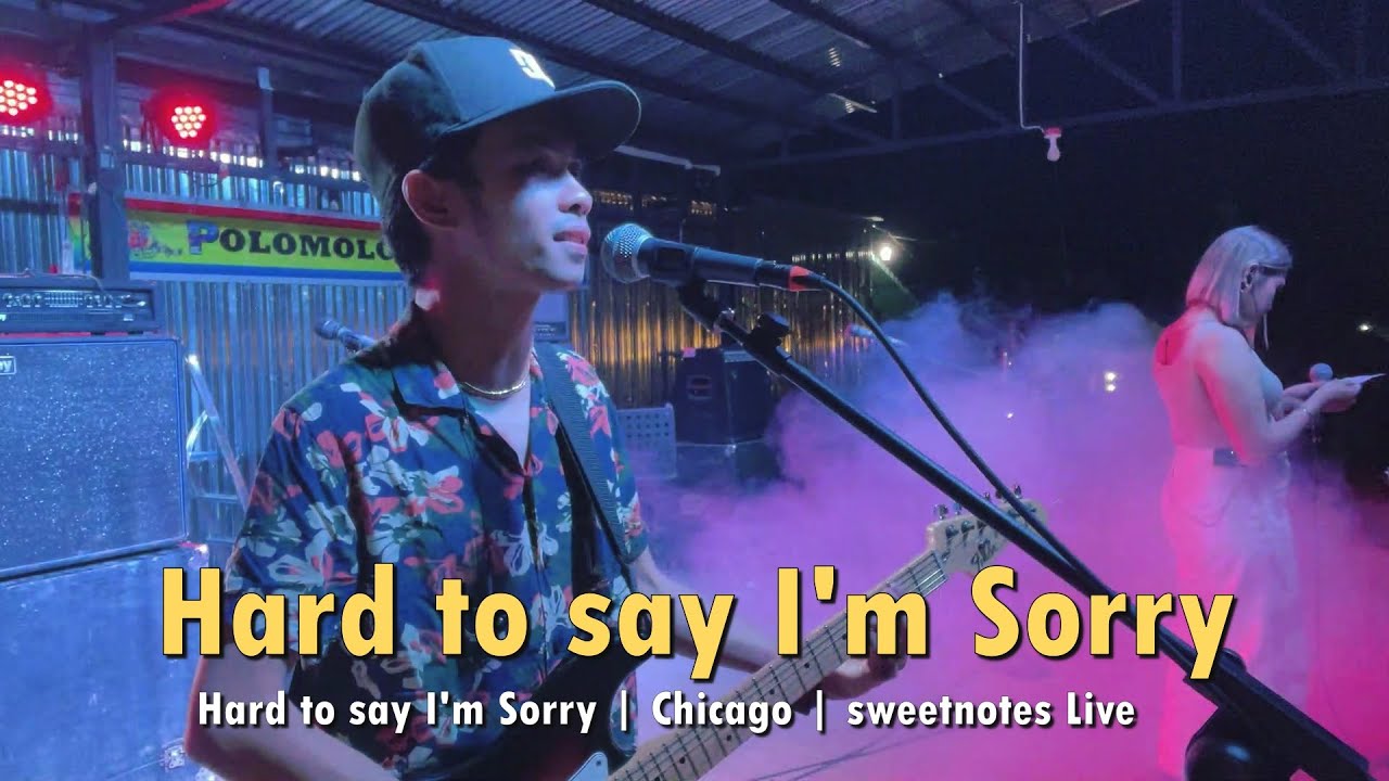 Hard to Say I'm Sorry | Chicago | Sweetnotes Live Cover Performance
