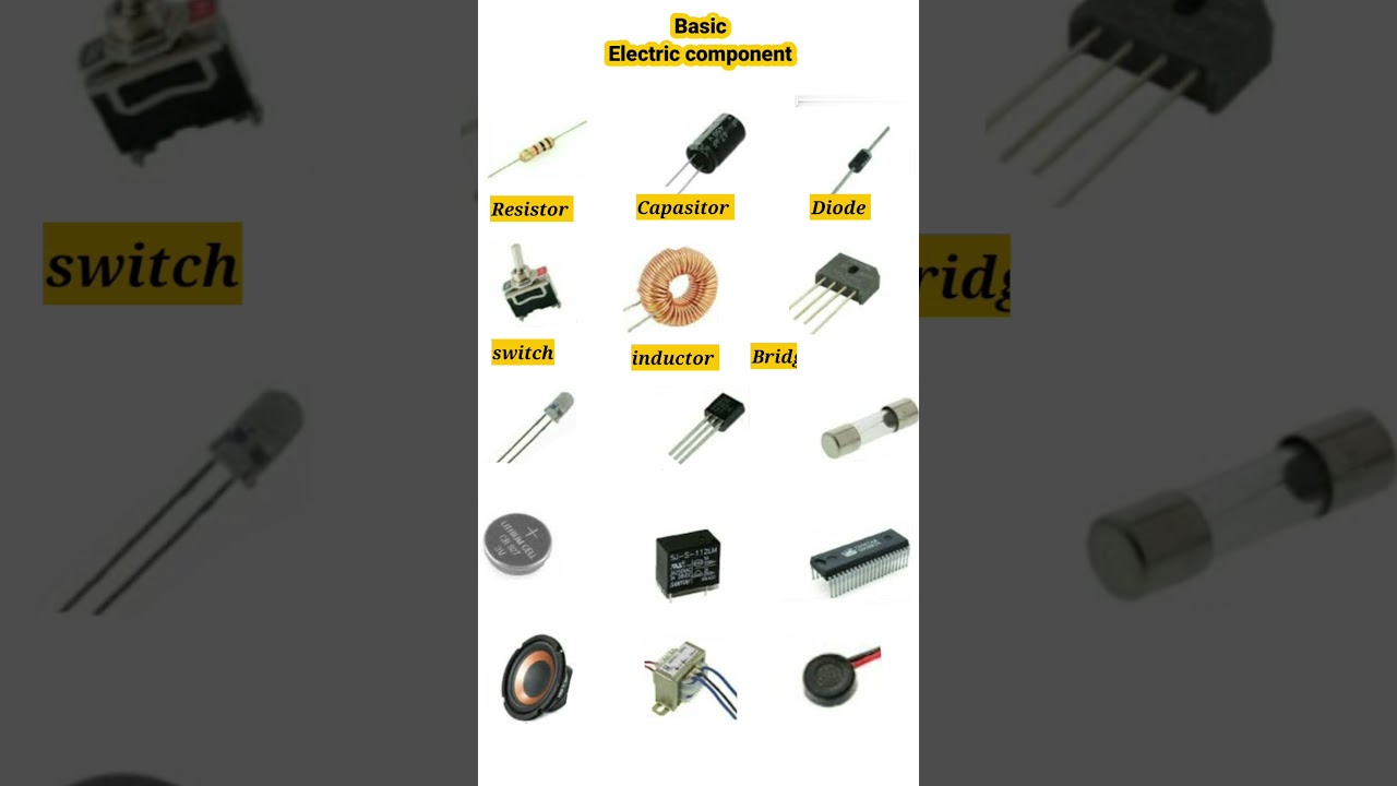 Essential Electronic Components Explained ⚡ #Shorts