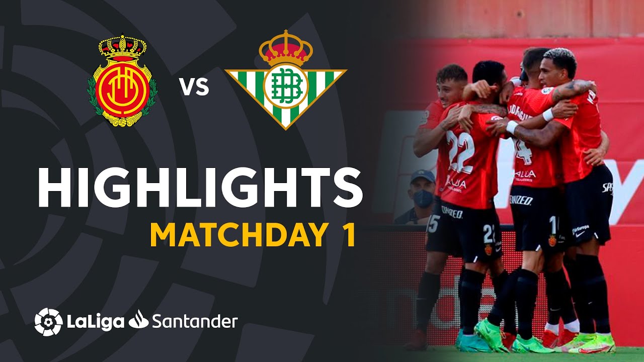 Resumen del Empate entre RCD Mallorca y Real Betis (1-1) ⚽