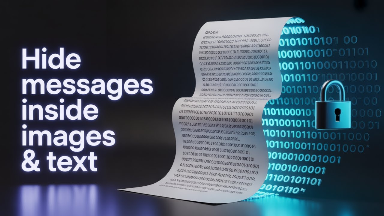 Ultimate Steganography App: Hide Secret Messages in Images & Text π