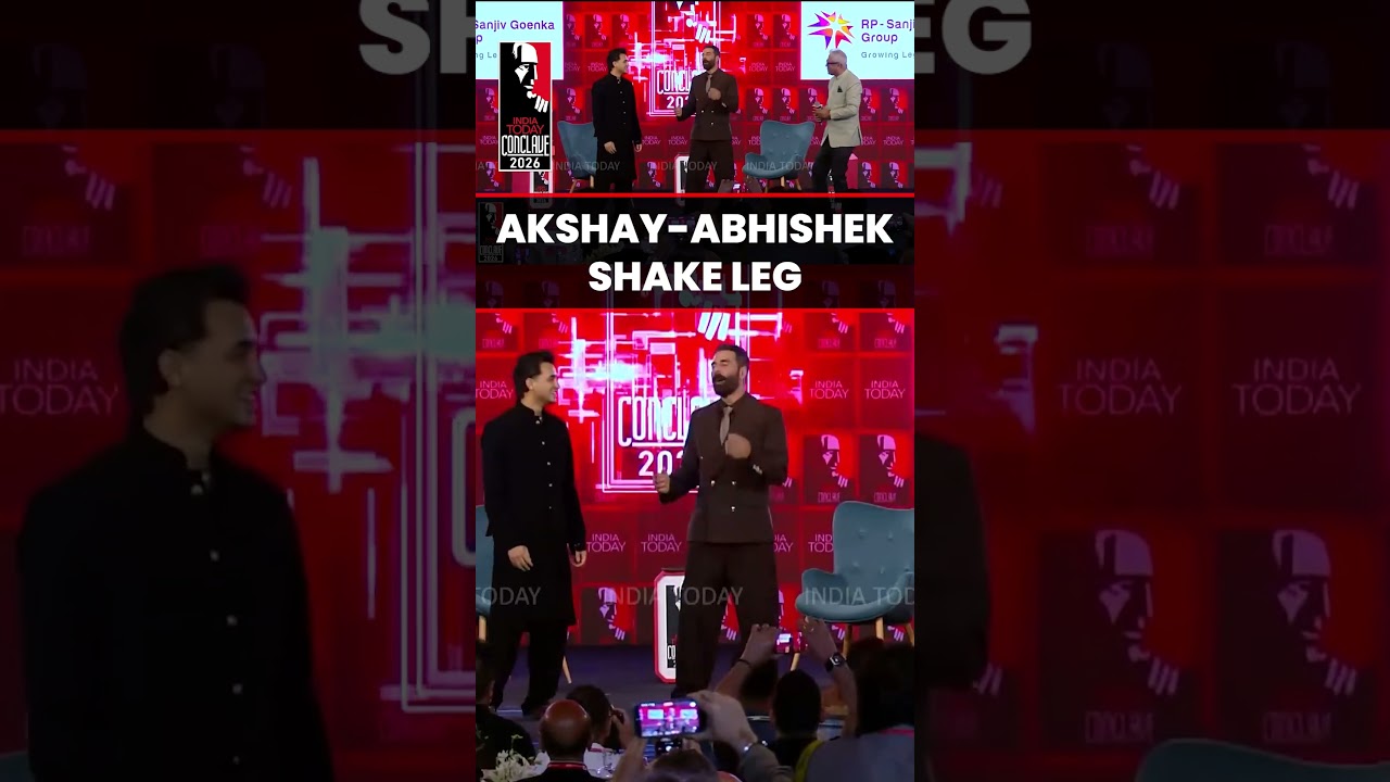 Akshay Kumar & Abhishek Sharma Dance at India Today Conclave 2026