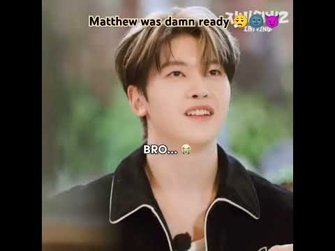 Matthew was ready for the kiss😏🤣 #zb1 #seokmatthew #kimgyuvin