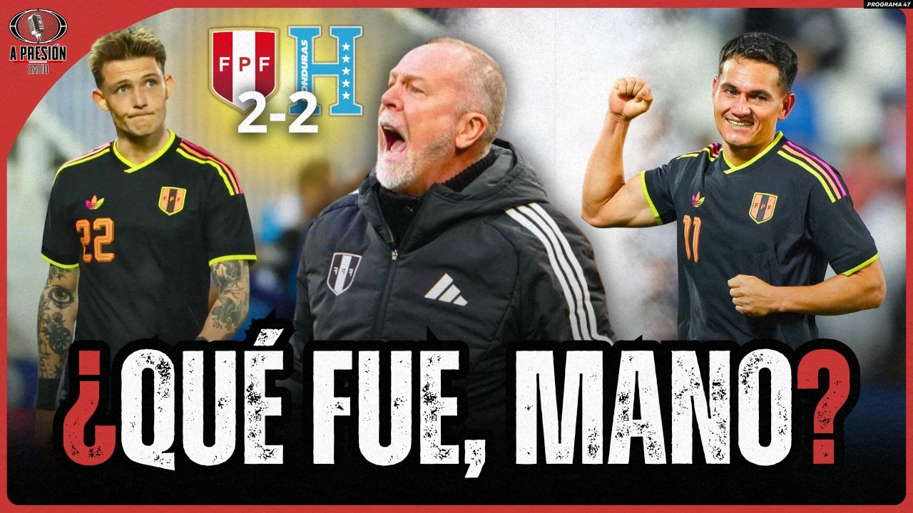 OTRA VEZ LO MISMO ¿YA ES COTUMBRE? | PERÚ 2-2 HONDURAS