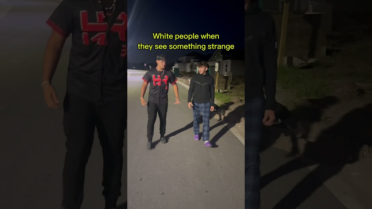 Black vs. White Reactions to Strangers 😂