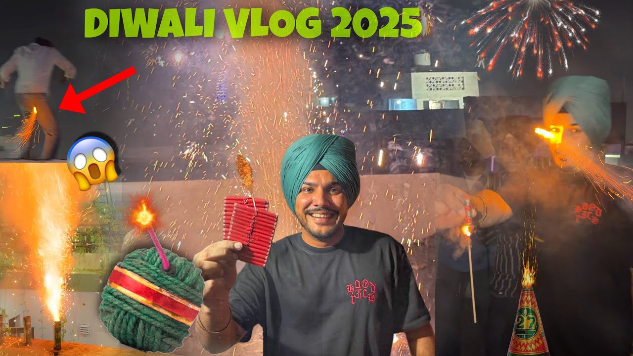 Diwali Vlog 2025 🎆 Celebrate with Friends & Sky Shots