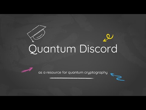 Quantum Discord as a resource for quantum cryptography