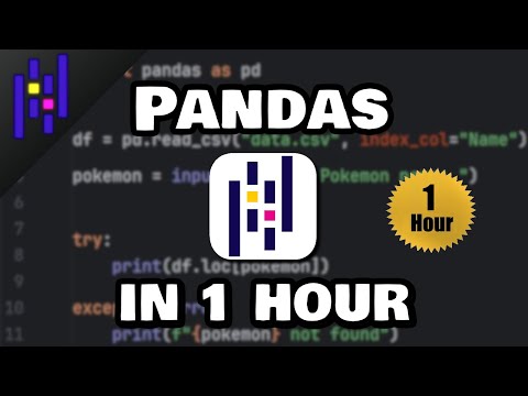 Learn Pandas in 1 Hour: Python Data Analysis Basics