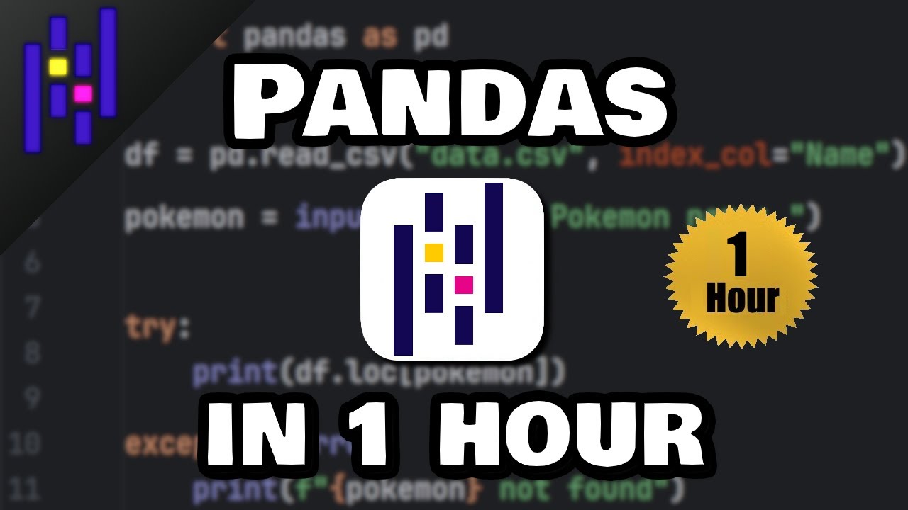 Learn Pandas in 1 Hour: Python Data Analysis Basics
