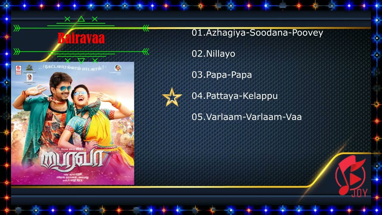 Bairavaa Jukebox | Santhosh Narayanan | Vijay & Cast 🎶