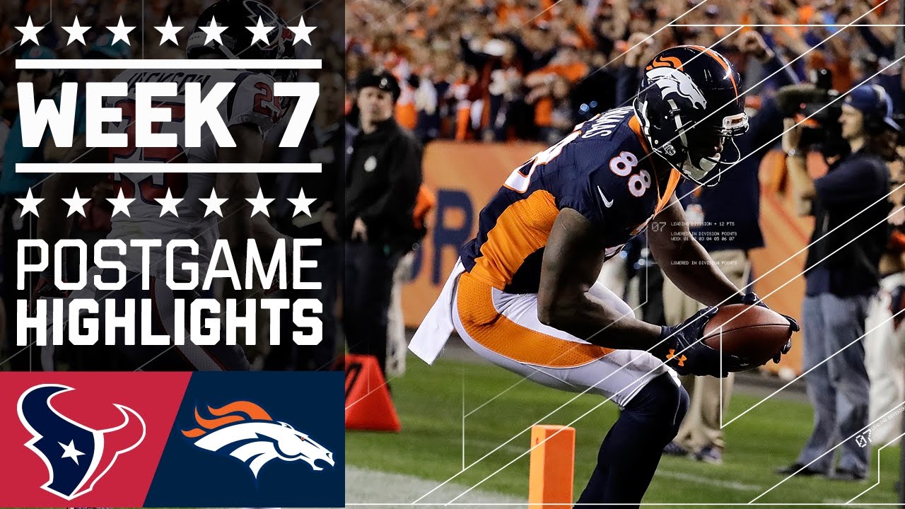 Texans vs. Broncos Week 7 Highlights: Broncos Dominate Brock Osweilerโs Return ๐