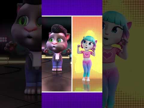 Shine Together Side By Side! 🤩 Talking Angela #Shorts