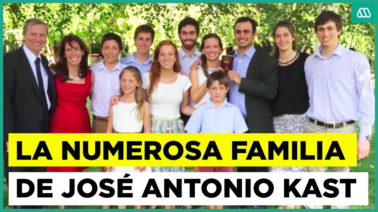 ¿Cuántos hijos son y a qué se dedica cada uno? Así es la numerosa familia de José Antonio Kast