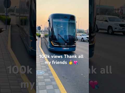 World Famous Abu Dhabi City Public Transport  bus