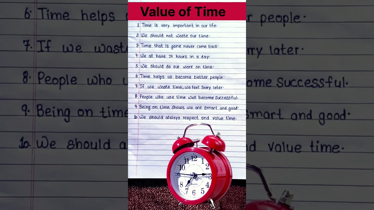 Importance of Time in 10 Lines ⏳