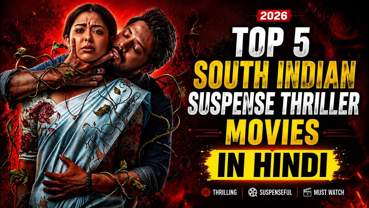 Top 5 South Indian Suspense Thriller Movies In Hindi (2026)