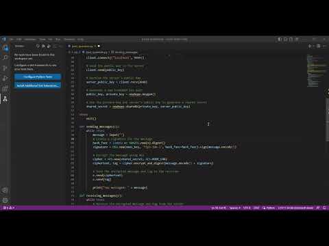 Secure Messaging Application Using Post-Quantum Cryptography