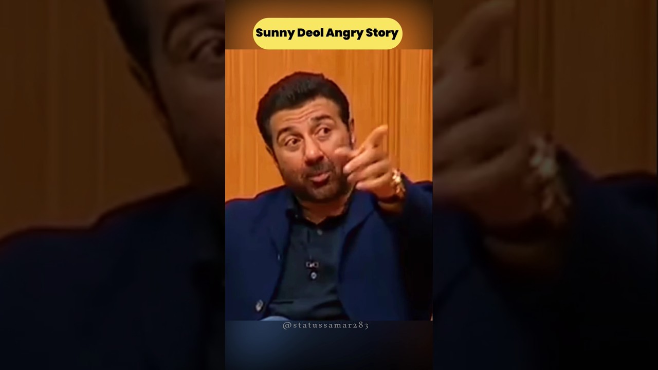 Sunny Deol's Intense Angry Moment 😡🔥