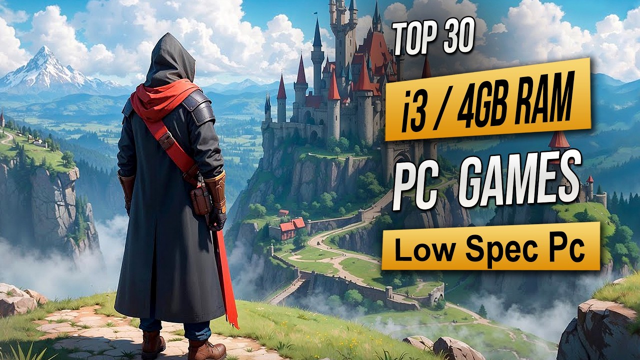 Top 30 Low Spec PC Games for i3 & 4GB RAM (2026)