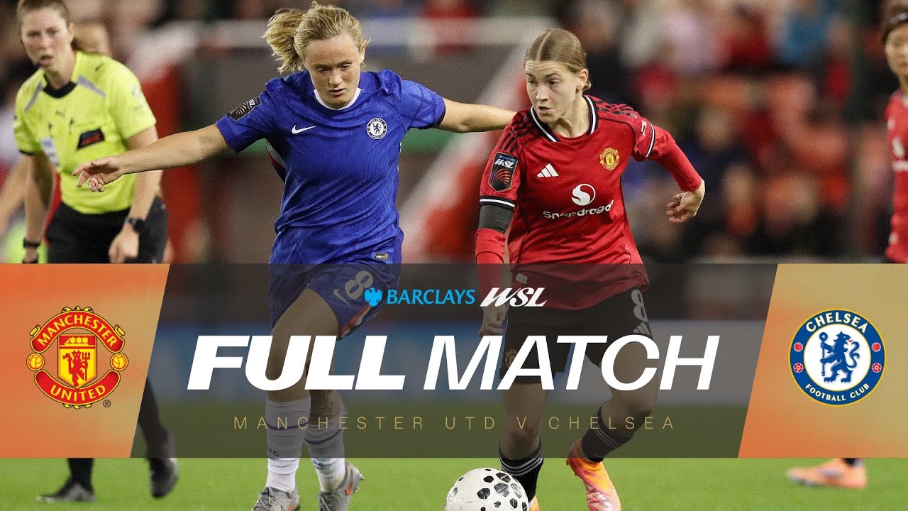 Manchester United vs Chelsea | Barclays WSL 2025/26 Full Match Highlights ⚽