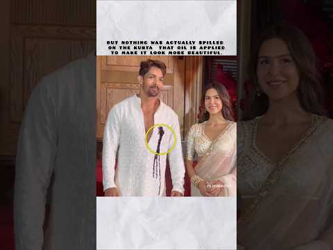 What Did Spill On This White Kurta ? 😂 #sonambajwa #harshvardhanrane #trending #bollywood #funny