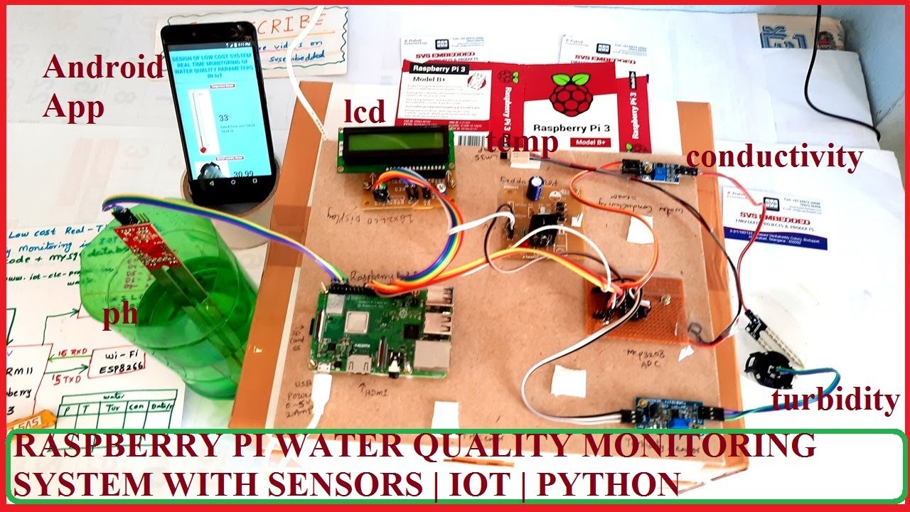 Raspberry Pi Water Quality Monitoring with Sensors & IoT