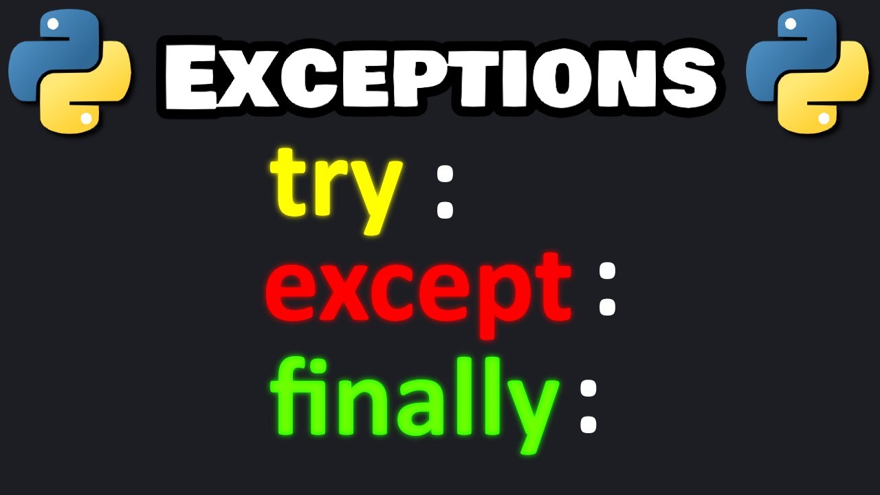 Learn Python EXCEPTION HANDLING in 5 minutes! π¦