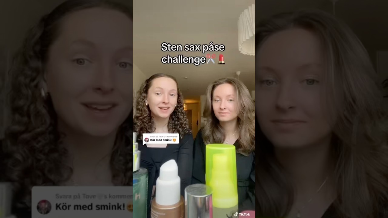 Skriv Sten, Sax, Påse med Smink! 💄✂️ Utmana Vännerna nu!