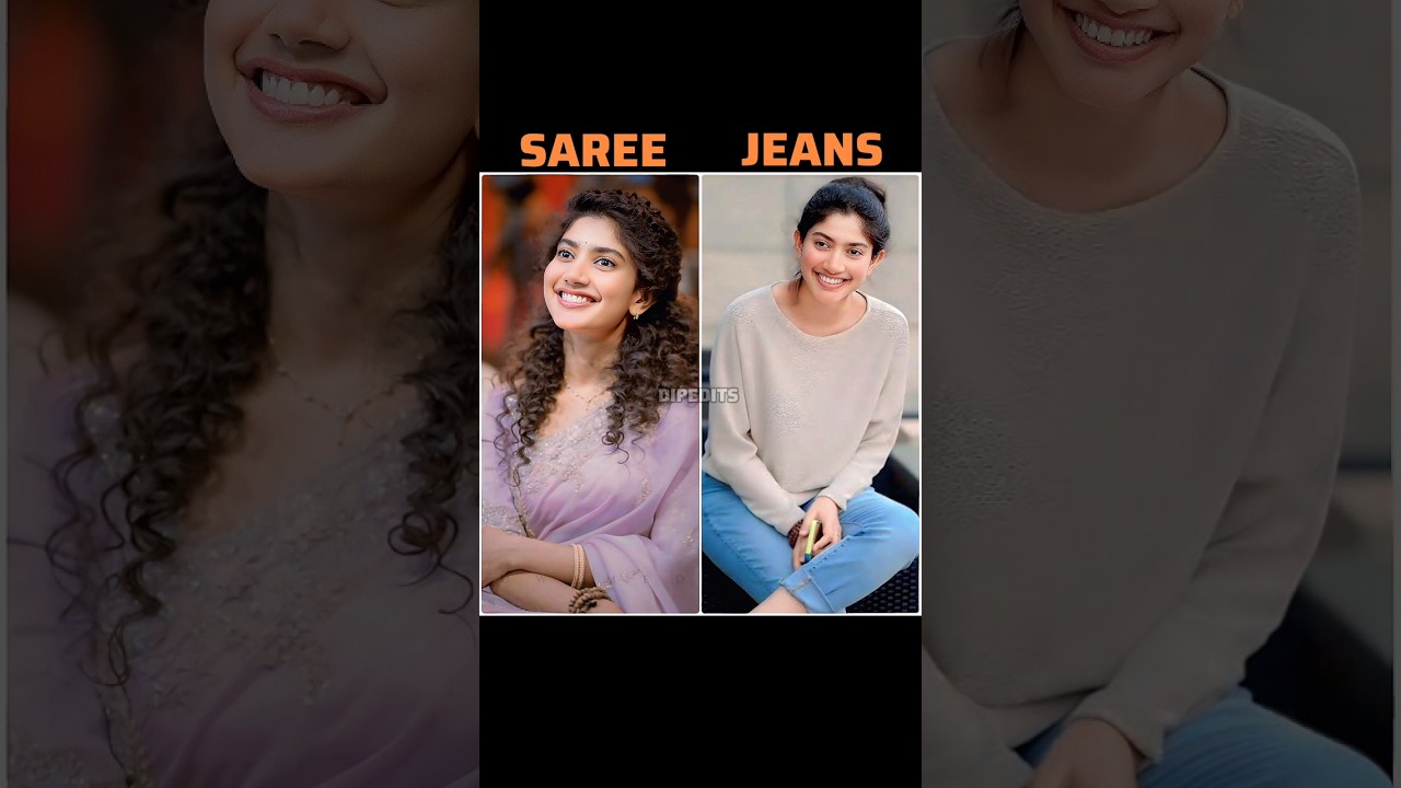 South Indian Actresses Sai Pallavi & Nayanthara: Saree vs Jeans Look Comparison ππ