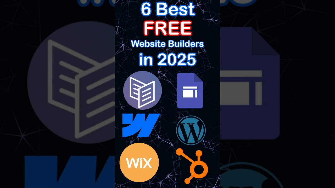 Top 6 Free Website Builders for 2025 ๐